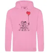 Чоловіча толстовка (худі) LOVE STORY 5 Рожевий фото