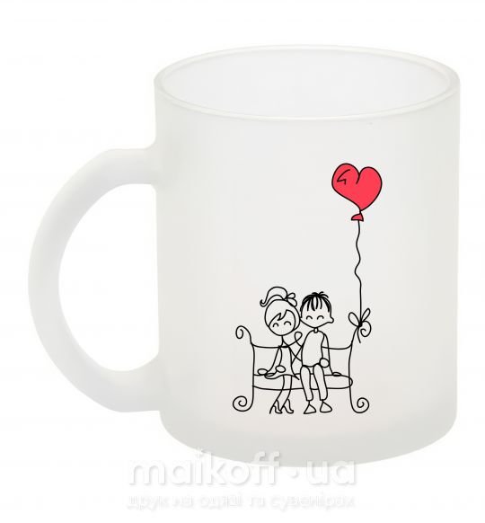 Чашка скляна LOVE STORY 5 Фроузен фото