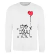 Свитшот LOVE STORY 5 Белый фото