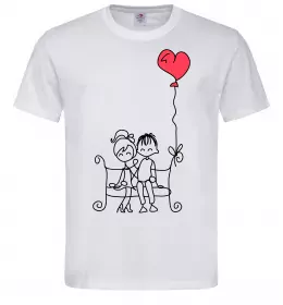 Мужская футболка LOVE STORY 5 Белый фото