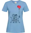Женская футболка LOVE STORY 5 Голубой фото