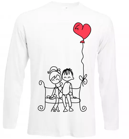 Лонгслив LOVE STORY 5 Белый фото