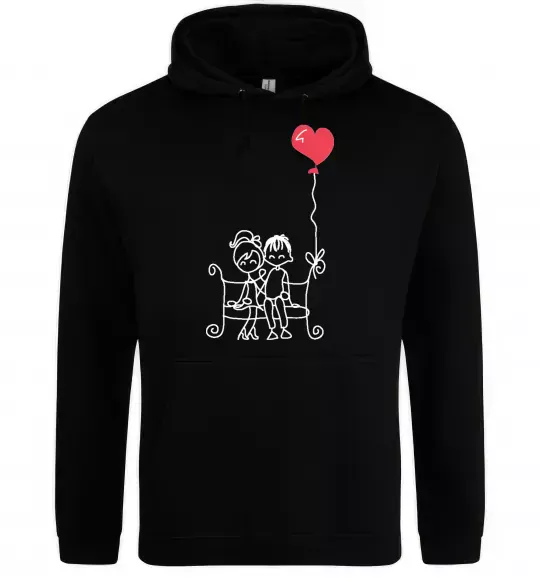 Жіноча толстовка (худі) LOVE STORY 5 Чорний фото