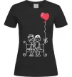 Женская футболка LOVE STORY 5 Черный фото