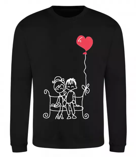 Світшот LOVE STORY 5 Чорний фото