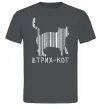 Чоловіча футболка ШТРИХ-КОТ Графіт фото