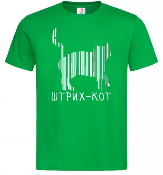 Чоловіча футболка ШТРИХ-КОТ Зелений фото