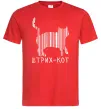 Чоловіча футболка ШТРИХ-КОТ Червоний фото
