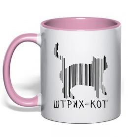 Чашка з кольоровою ручкою ШТРИХ-КОТ