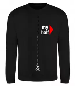 Свитшот MY HALF BOY Черный фото