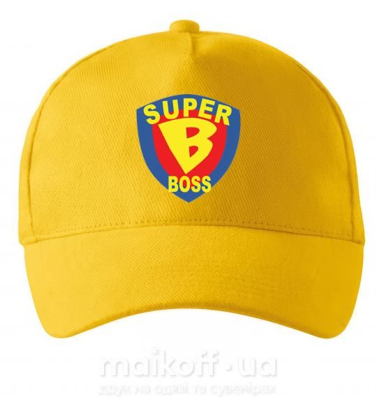 Кепка SUPER BOSS Солнечно желтый фото