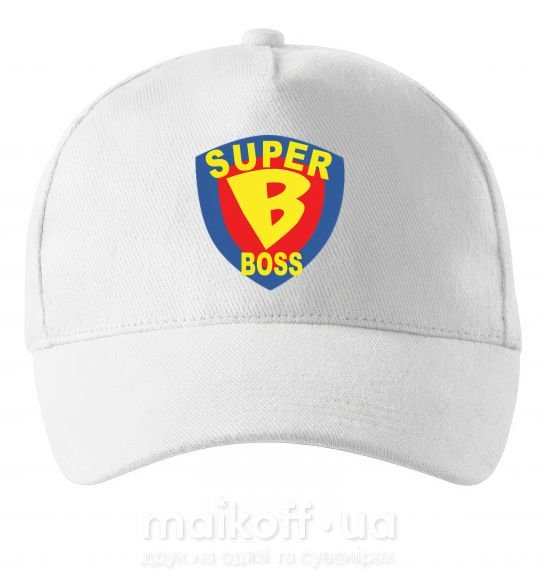 Кепка SUPER BOSS Білий фото