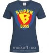 Жіноча футболка SUPER BOSS Темно-синій фото