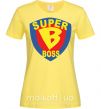 Женская футболка SUPER BOSS Лимонный фото
