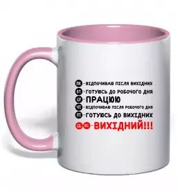 Чашка з кольоровою ручкою Довгоочікуване смс Сонячно жовтий фото