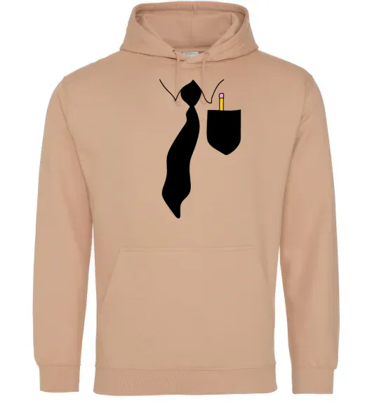 Мужская толстовка (худи) Кишенька Песочный фото