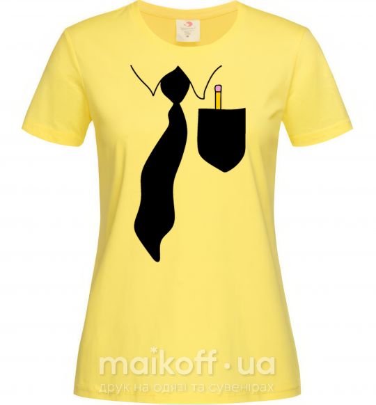 Женская футболка КАРМАШЕК Лимонный фото