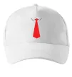 Кепка Червона краватка Білий Кепка Червона краватка Білий фото