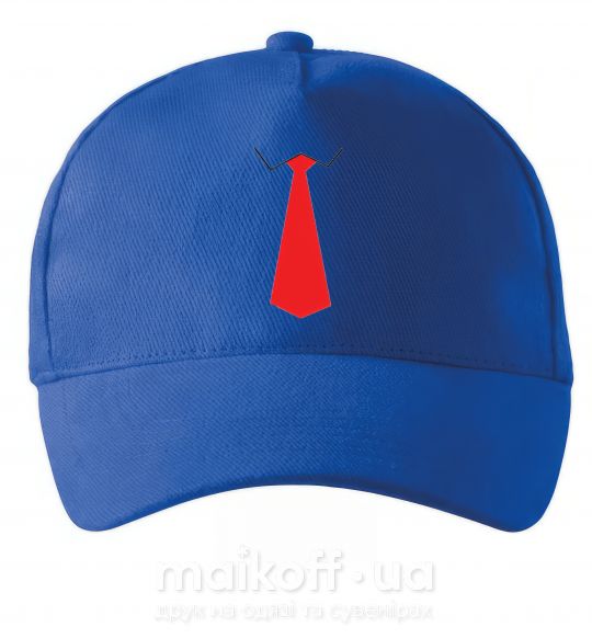 Кепка Красный ГАЛСТУК Ярко-синий фото