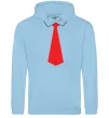 Жіноча толстовка (худі) Червона краватка Блакитний фото