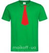 Мужская футболка Красный ГАЛСТУК Зеленый фото