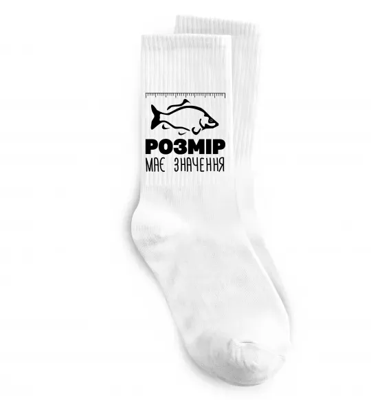 Шкарпетки Розмір має значення Білий фото