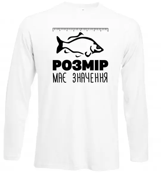 Лонгслив Розмір має значення Белый фото