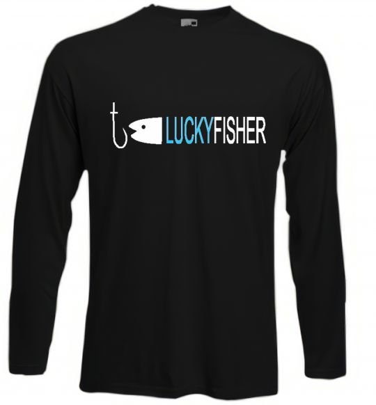 Лонгслів LUCKYFISHER Чорний фото