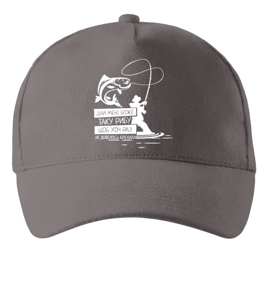 Кепка Молитва рибака Сірий фото