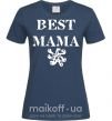 Женская футболка BEST MAMA со знаком Темно-синий фото