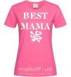 Женская футболка BEST MAMA со знаком Ярко-розовый фото
