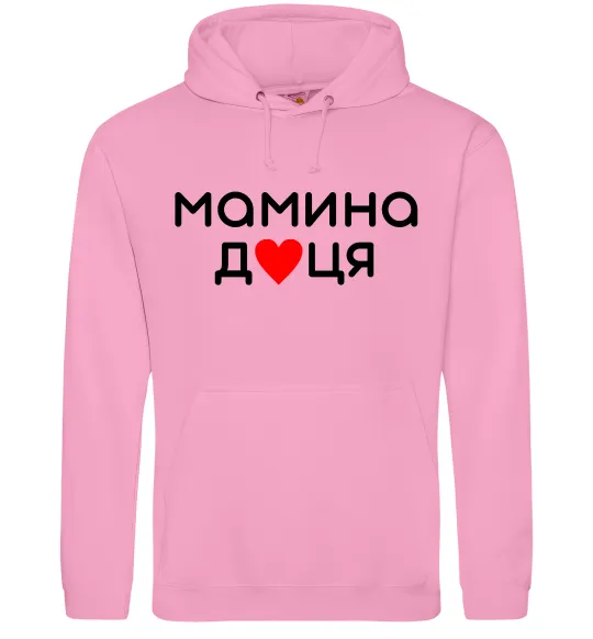 Жіноча толстовка (худі) Мамина доця Рожевий фото