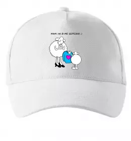 Кепка Мамі на 8 березня Білий фото