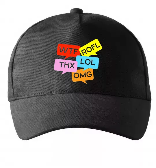 Кепка WTF Чорний фото