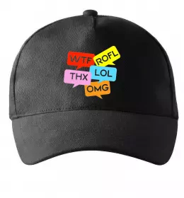 Кепка WTF Чорний фото