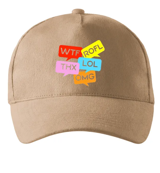 Кепка WTF Пісочний фото