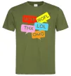 Чоловіча футболка WTF Оливковий фото