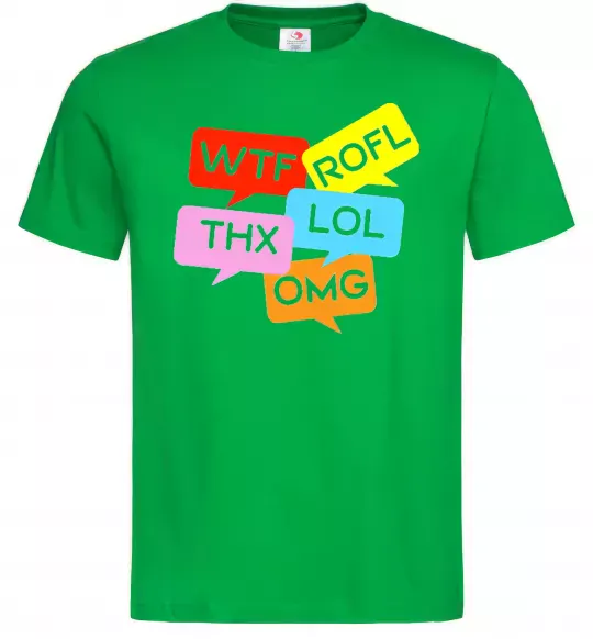 Чоловіча футболка WTF Зелений фото