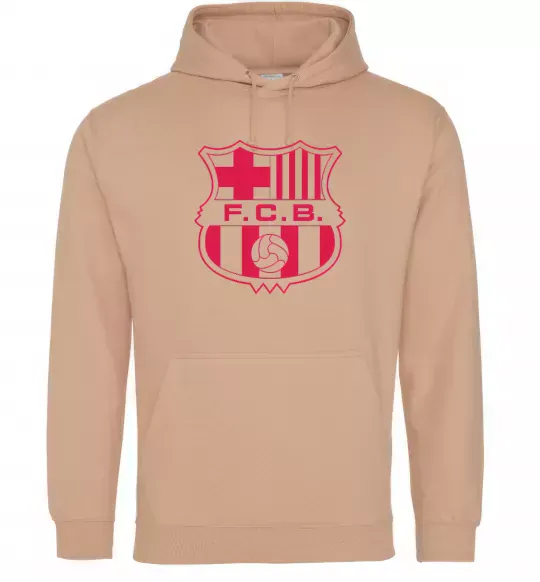 Женская толстовка (худи) BARCELONA Песочный фото