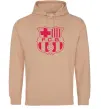 Женская толстовка (худи) BARCELONA Песочный Женская толстовка (худи) BARCELONA Песочный фото