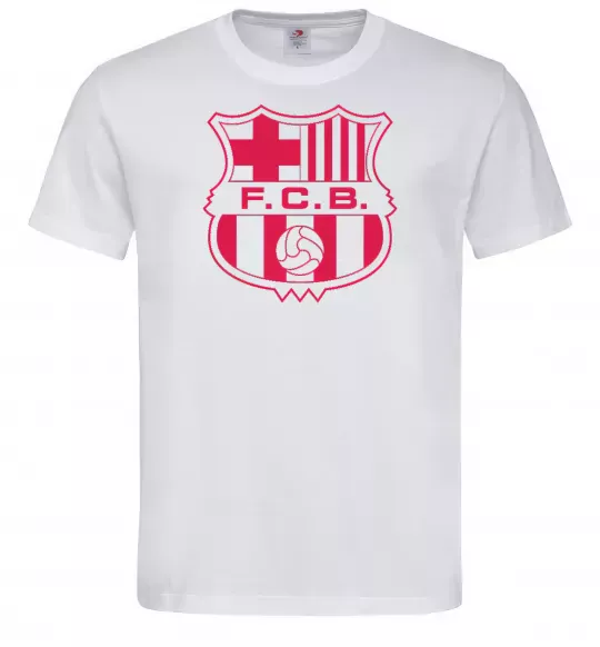 Мужская футболка BARCELONA Белый фото