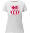 Жіноча преміум футболка BARCELONA Білий фото