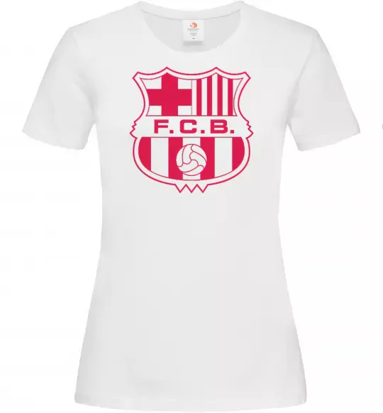 Жіноча футболка BARCELONA Білий фото