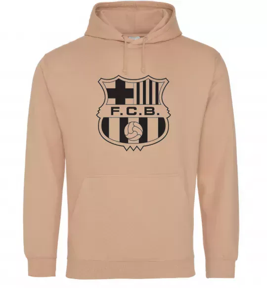 Мужская толстовка (худи) BARCELONA Песочный фото