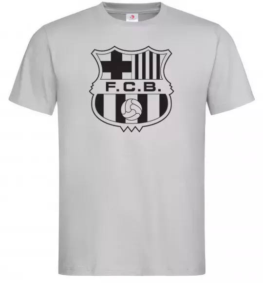 Мужская футболка BARCELONA Серый фото