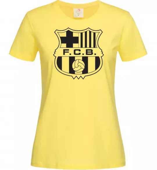 Жіноча футболка BARCELONA Лимонний фото