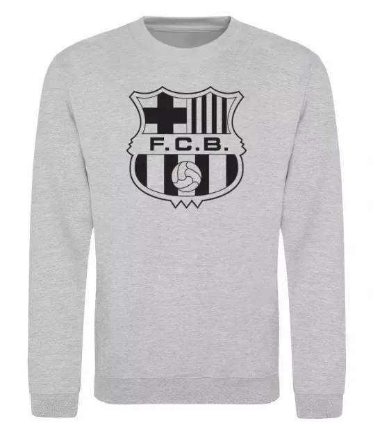 Світшот BARCELONA Сірий меланж фото