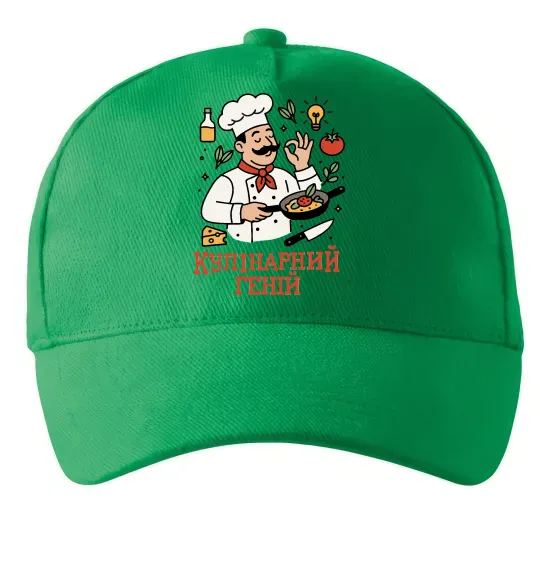 Кепка Кулінарний геній Зеленый фото