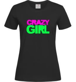Женская футболка CRAZY GIRL