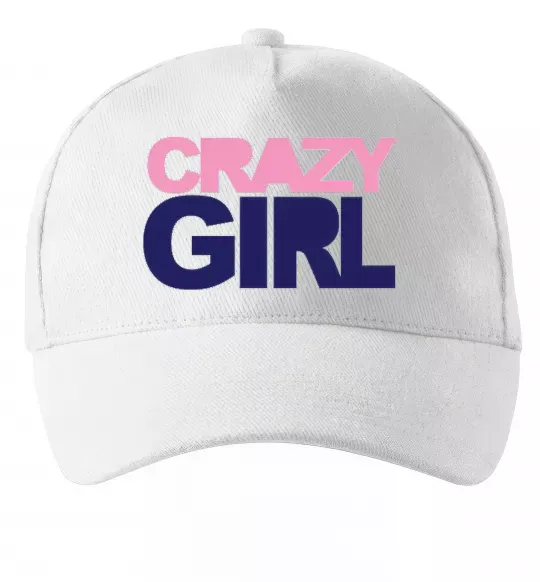 Кепка CRAZY GIRL Білий фото